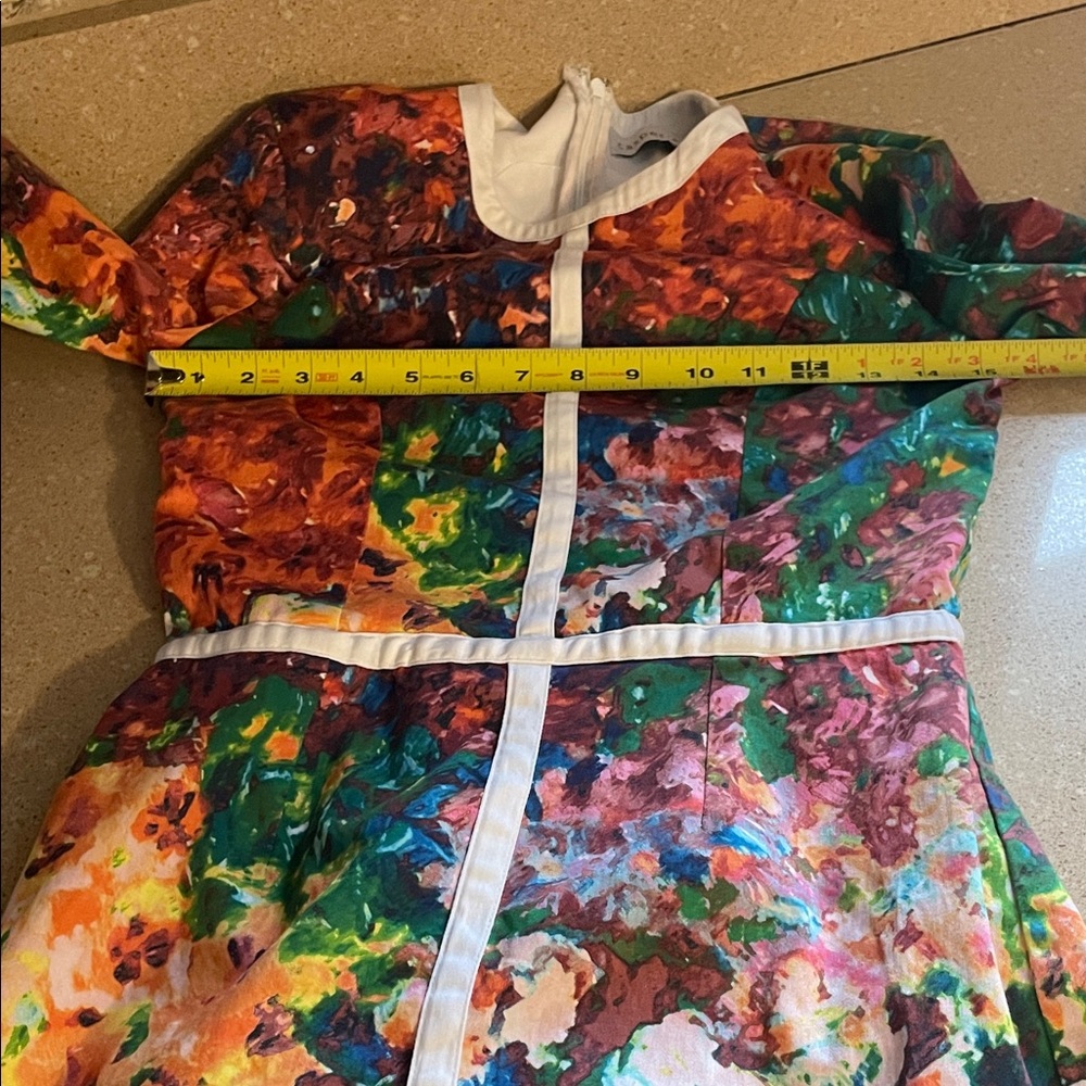 RARE-Casper and Pearl-Colorful Abstract Long Sleeve Dress - Picture 11 of 11